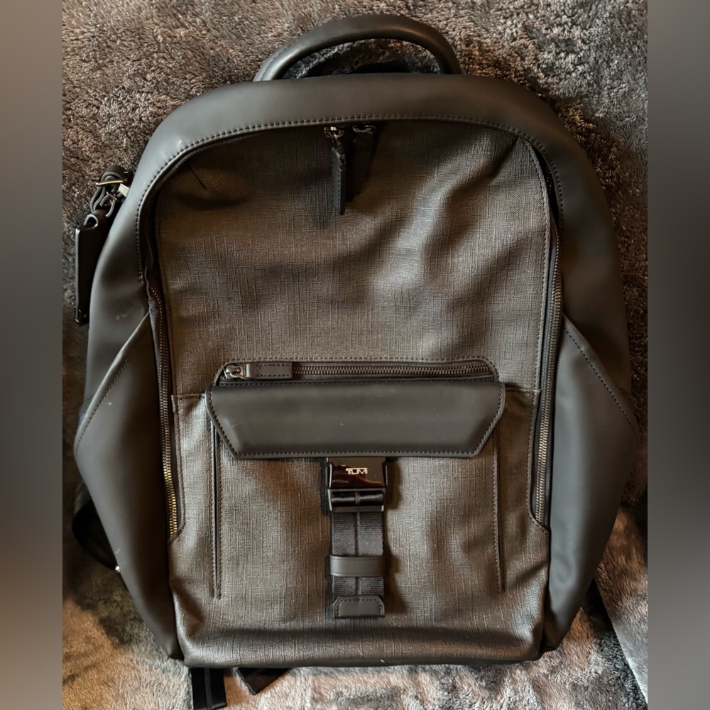 Tumi Black and Gray Men's Backpack